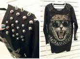 Blusa Wild  com spikes